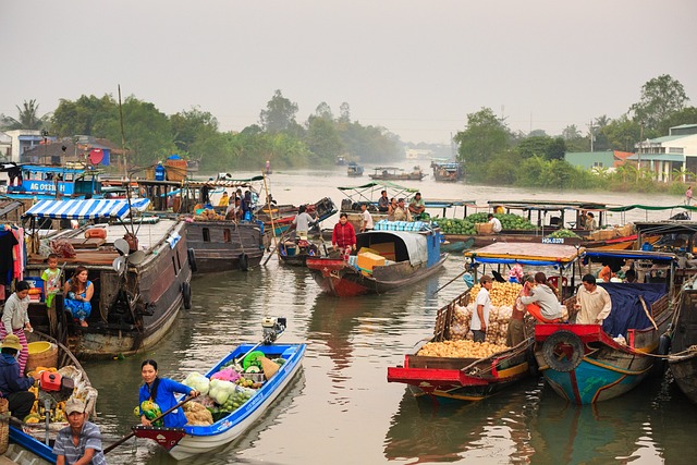 nét độc đáo chợ nổi Cái Răng